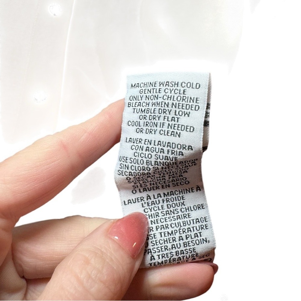 Calvin Klein Olive Green Utility Button-Up Shirt with Silver Buttons M NWT - Picture 7 of 10